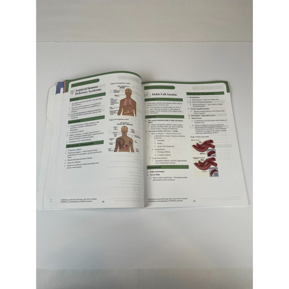 NCLEX Flash Notes: 77 Essential Nursing Topics for NCLEX Success Study Guide - Picture 15 of 16